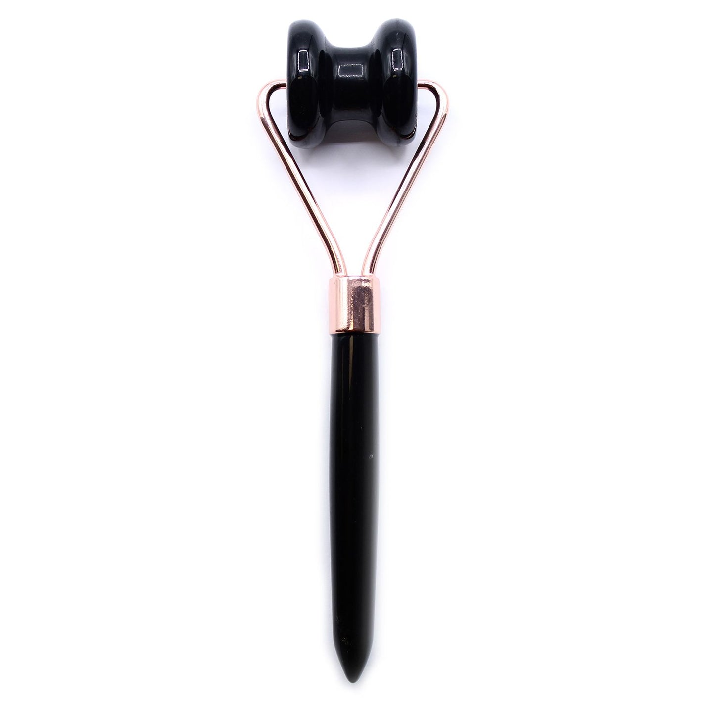 Edelstein-Gesichtsroller - Schwarzer Obsidian