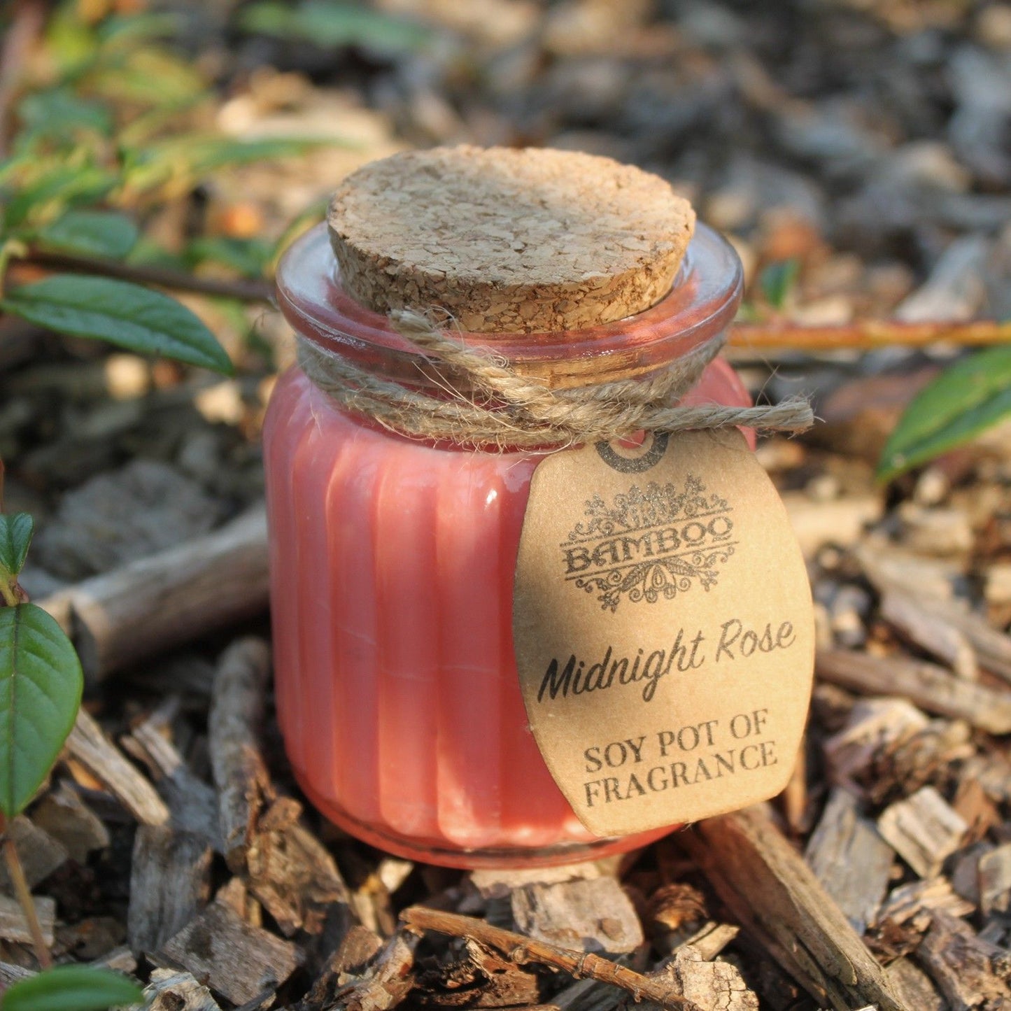Soy Wax Candle Jar - Pink