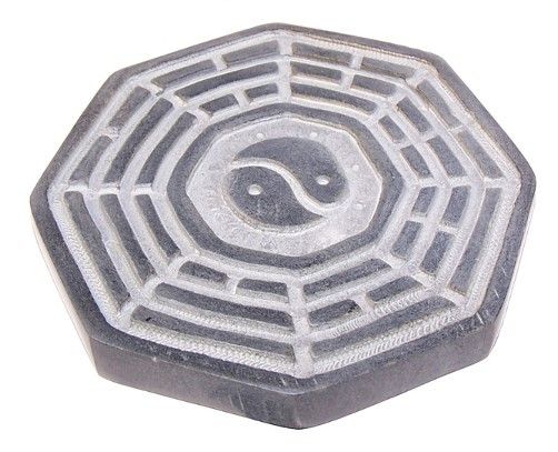 Porte-encens en marbre Bagua 10 cm