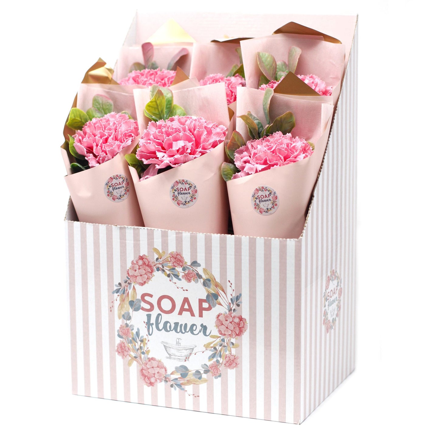 Flores de Jabón - Ramo de clavel