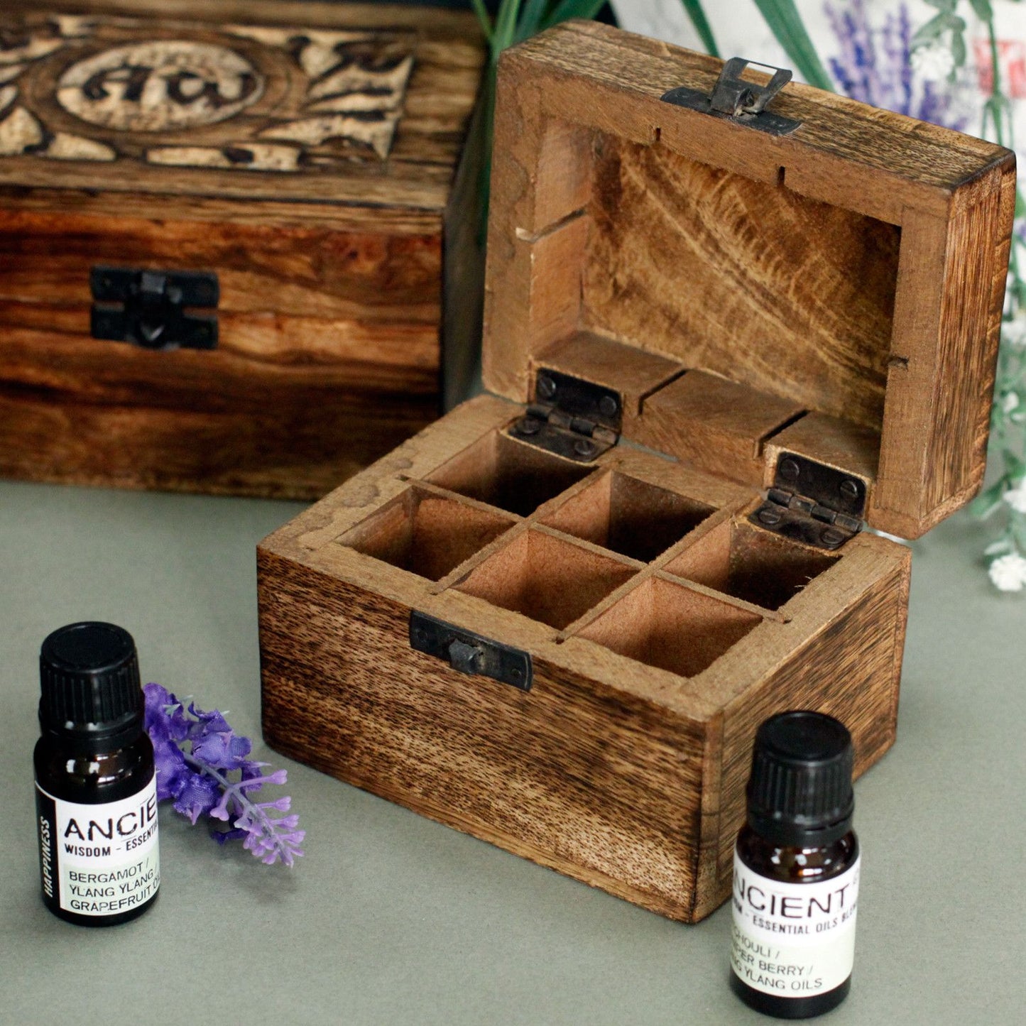 Caja de Aromaterapia Mango - Floral (holds 6)