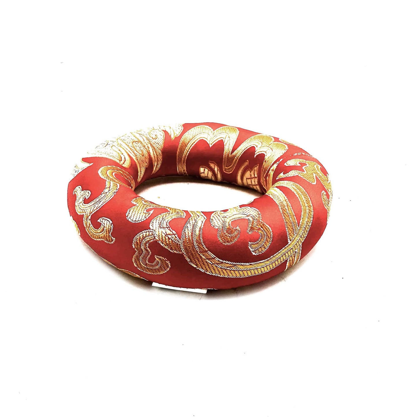 Coussin cerceau de 10 cm (pour bol chantant tibétain de 12 à 14 cm) - Rouge