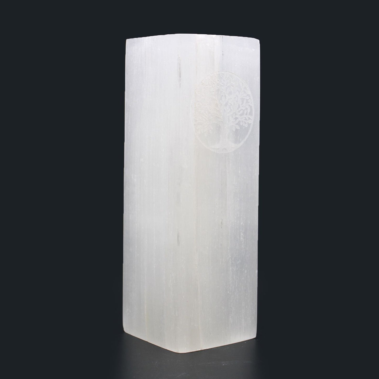 Lámpara Bloque Selenita 25cm - Árbol de la Vida