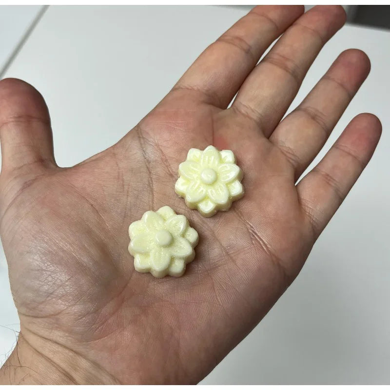 Savons en forme de fleurs