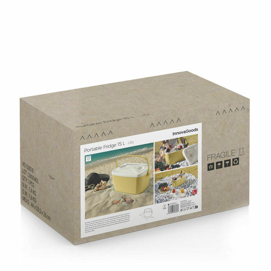 Lilty InnovaGoods 15 L Starrer tragbarer Kühler