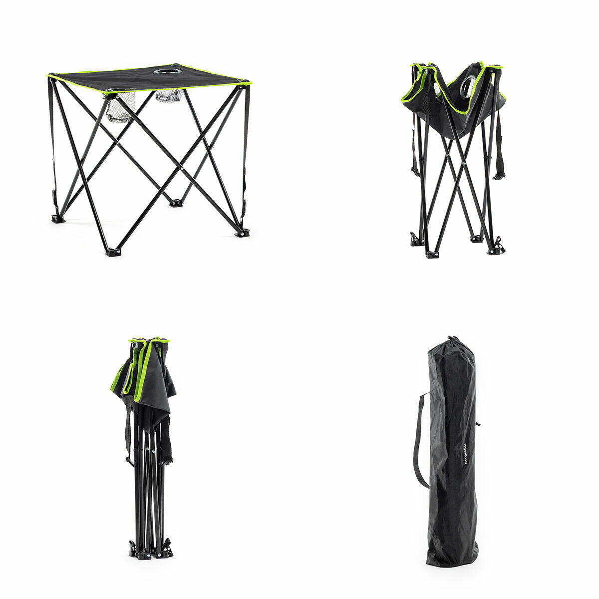 Cafolby InnovaGoods Klappbarer Campingtisch aus Textil mit Bezug