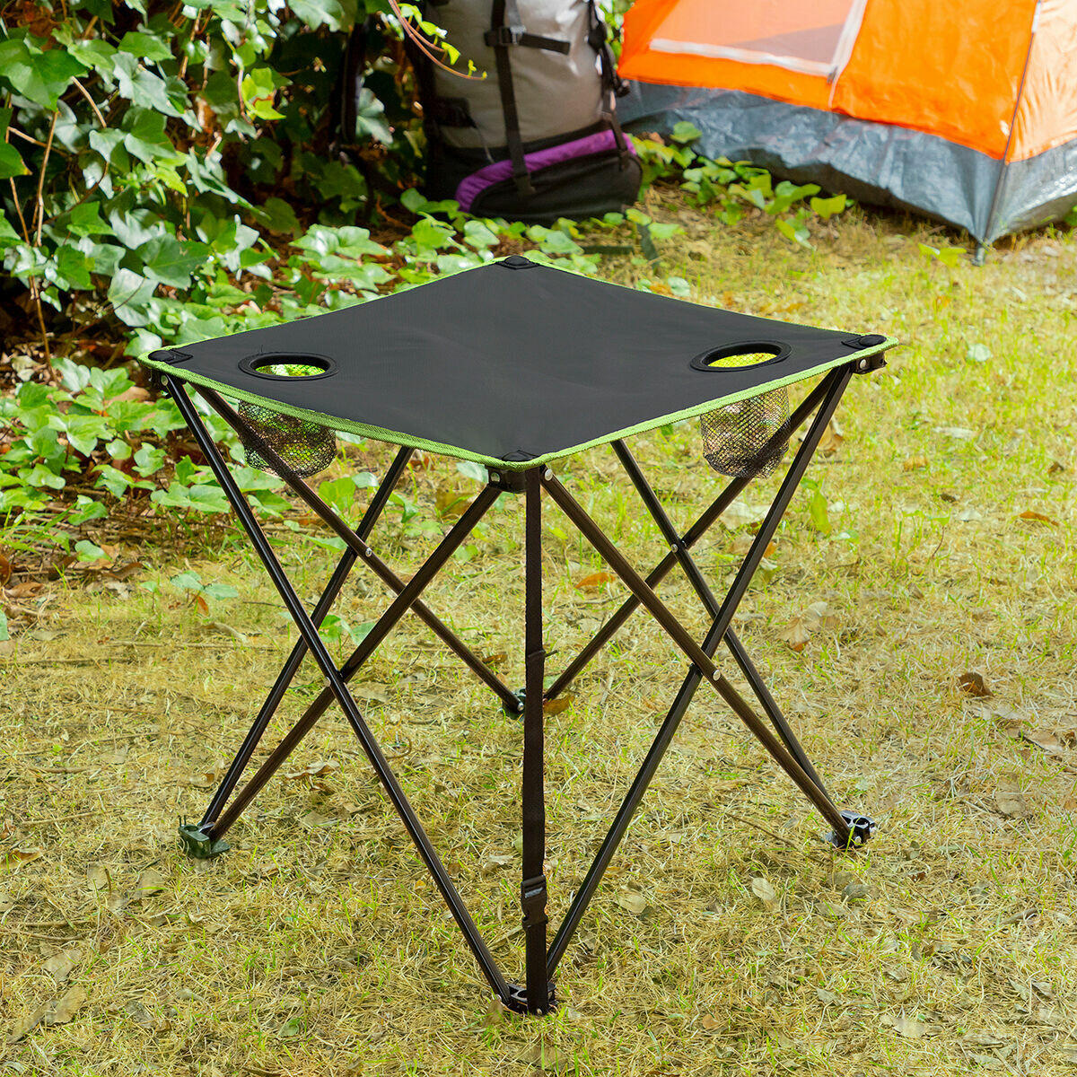 Cafolby InnovaGoods Klappbarer Campingtisch aus Textil mit Bezug