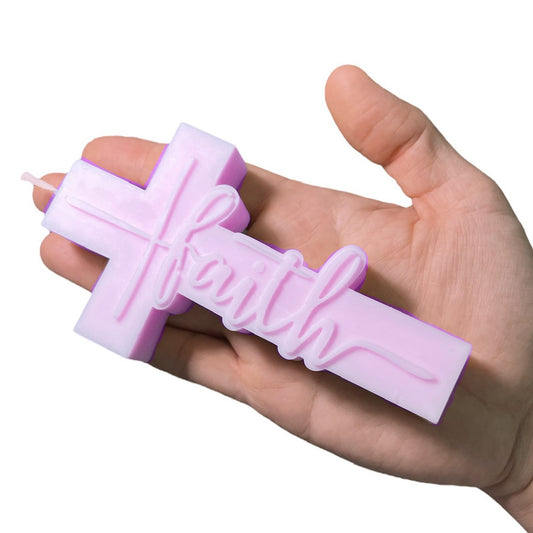 12 x Vela para Decorar Cruz Grande