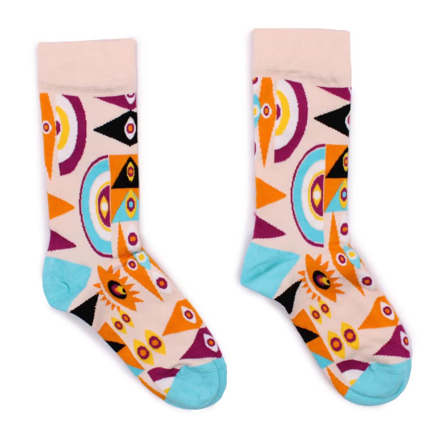 Hop Hare Socken (41-46) - Psychedelisches Auge mit Dose