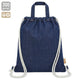 Bolsa Mochila De Algodon Reciclado Marino