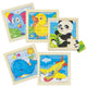 5-TEILIGES PUZZLE-SET AUS NATURHOLZ "JUNIOR"