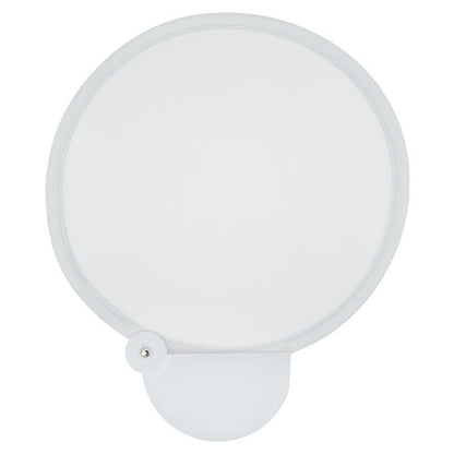Abanico Plegable Blanco Bolsillo
