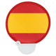 Abanico plegable bandera España