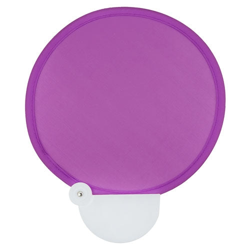Abanico Plegable Morado Bolsillo