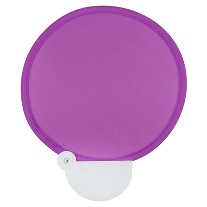 Abanico Plegable Morado Bolsillo