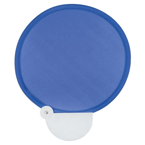 Abanico Plegable Azul Bolsillo
