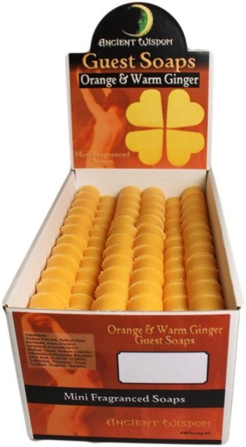 10 x Orangen-Ingwer-Gästeseife