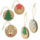 SET ADORNOS DE MADERA (5 PCS) "LOPPI"