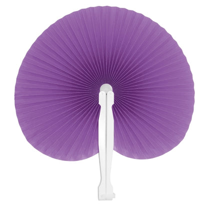 Abanico Papel Plegable Lila