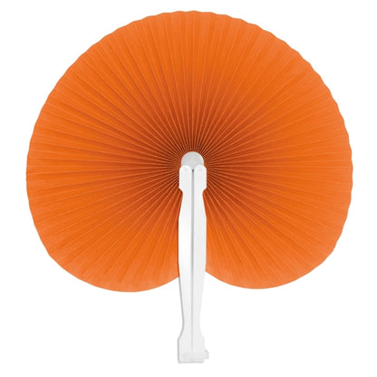 Abanico Papel Plegable Naranja