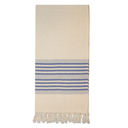 Pareo Toalla Rizo Rayas Azul