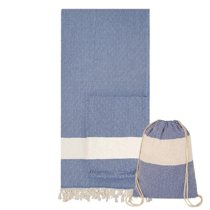 TOALLA PAREO MOCHILA "SOFT-ECO"