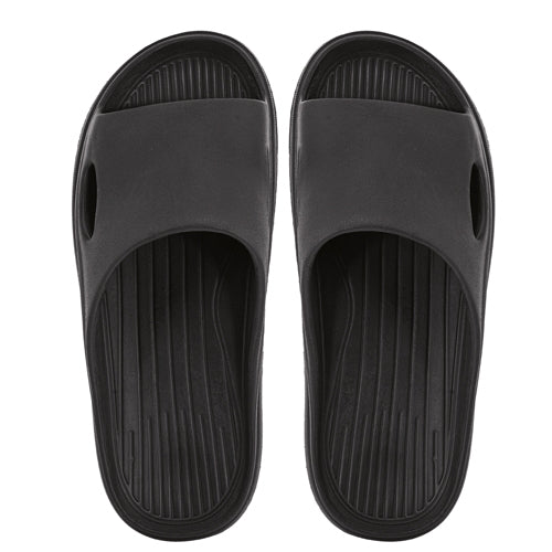Tongs claquettes noires en EVA
