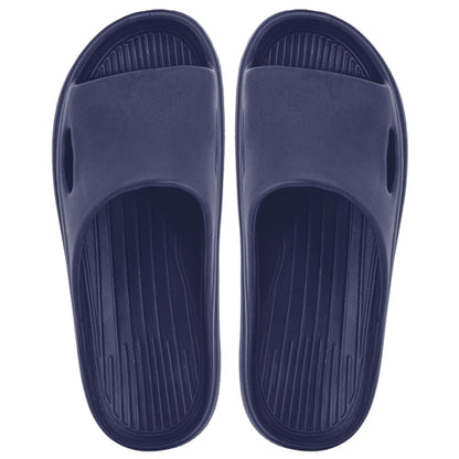 Tongs à semelle compensée en EVA bleu marine