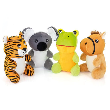Set 4 Peluches Animales Surtidos