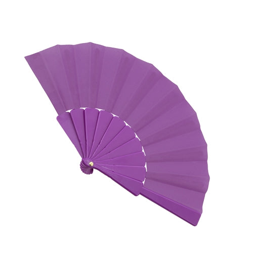 Lila Fächer mit 10 Rippen