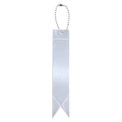 Porte-clés réfléchissants argentés (lot de 10)