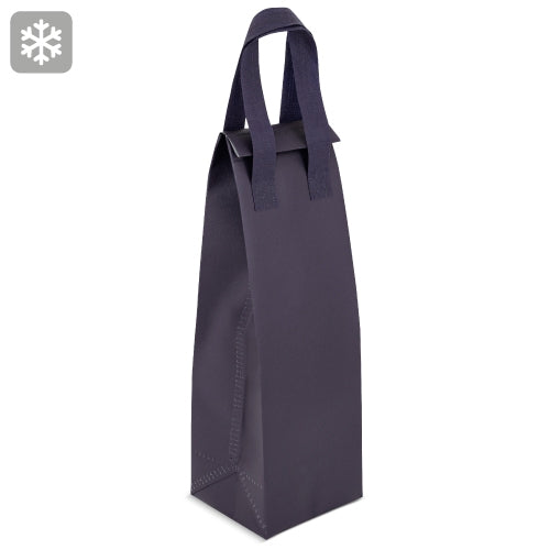 Marineblaue Kühltasche für Weinflaschen