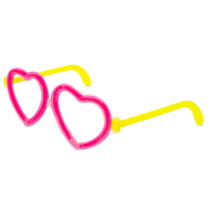Gafas Neón Luminosas Corazón (lote de 10)