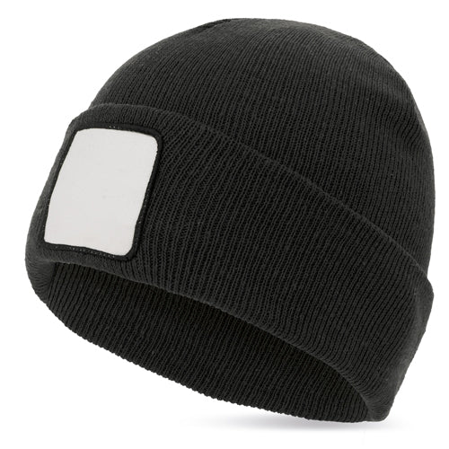 Graue Wintermütze