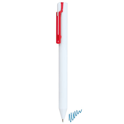 Boligrafo Blanco Rojo (lote de 10)
