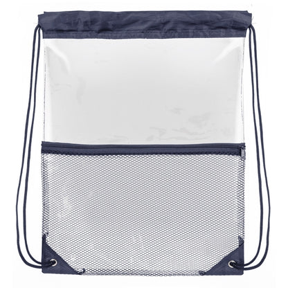 Transparenter PVC-Rucksack Marine