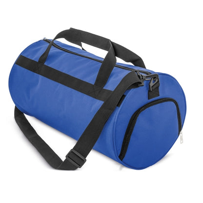 Sac de sport bleu avec étagère à chaussures