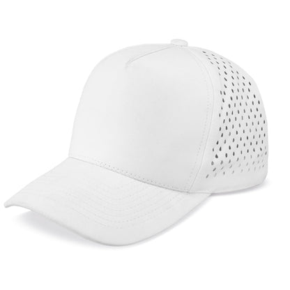 Gorra Blanca Panel Perforado