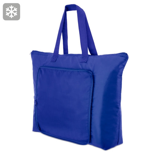 Blaue faltbare Kühltasche