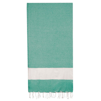 Toalla Pareo Fouta Flecos Verde