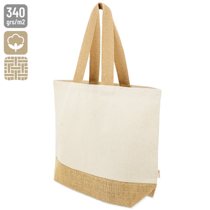 Jute-Baumwoll-Einkaufstasche