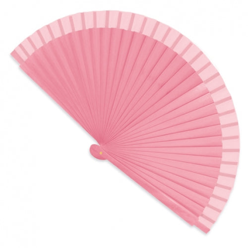Abanico Madera Barnizada Rosa