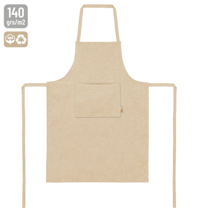 Delantal de Algodón Reciclado Beige