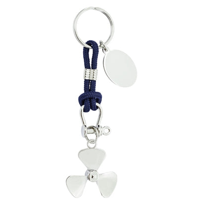 Schlüsselanhänger Propeller Marineblaues Seil