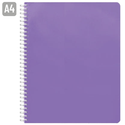 Carnet A4 lilas Planning hebdomadaire