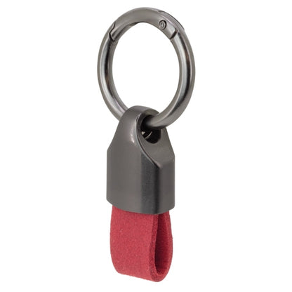 Llavero Cuero Rojo Desmontable