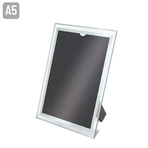 A5 „ABGESCHRÄGTER“ DIPLOM-GLASRAHMEN