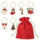 Set de 6 Aros Navideños Copas