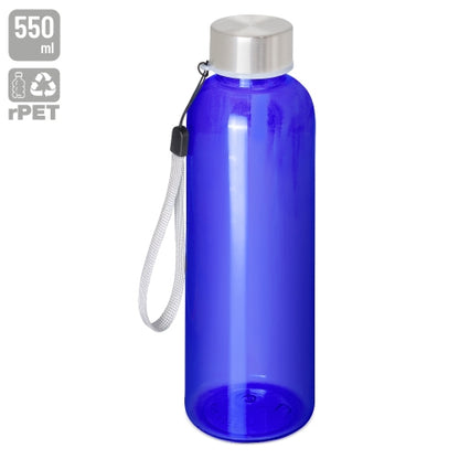 Botella rPET 550ml Azul