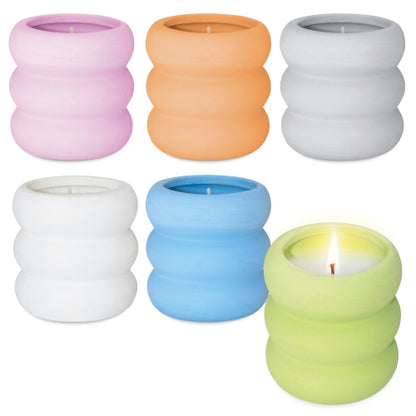 LOT DE 6 BOUGIES AROMATIQUES "SHERA"